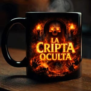 Taza “Cripta Oculta” – Misterio y terror en cada sorbo