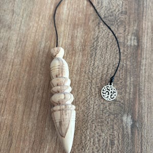 Handgemaakte slinger van olijfhout, 9,5 cm - Ideaal voor beginners - Inclusief opbergzakje