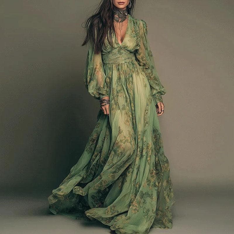 Boho Lace Gown Green - Etsy Boho Lace Gown Green - Etsy