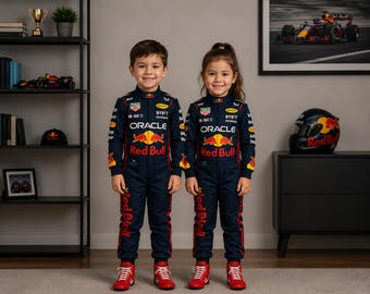 Custom Formule 1-racepak Gepersonaliseerde kartpak met handschoenen en bivakmuts