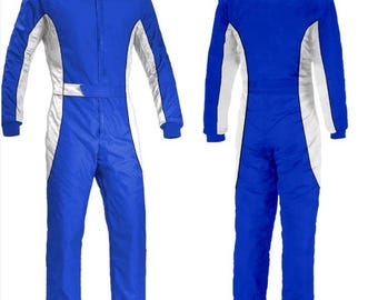 Macacão de corrida de Fórmula 1 personalizado, macacão de kart com luvas e balaclava.