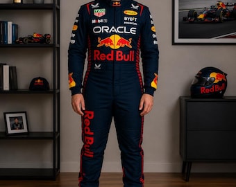 Custom Formule 1-racepak Gepersonaliseerde kartpak met handschoenen en bivakmuts