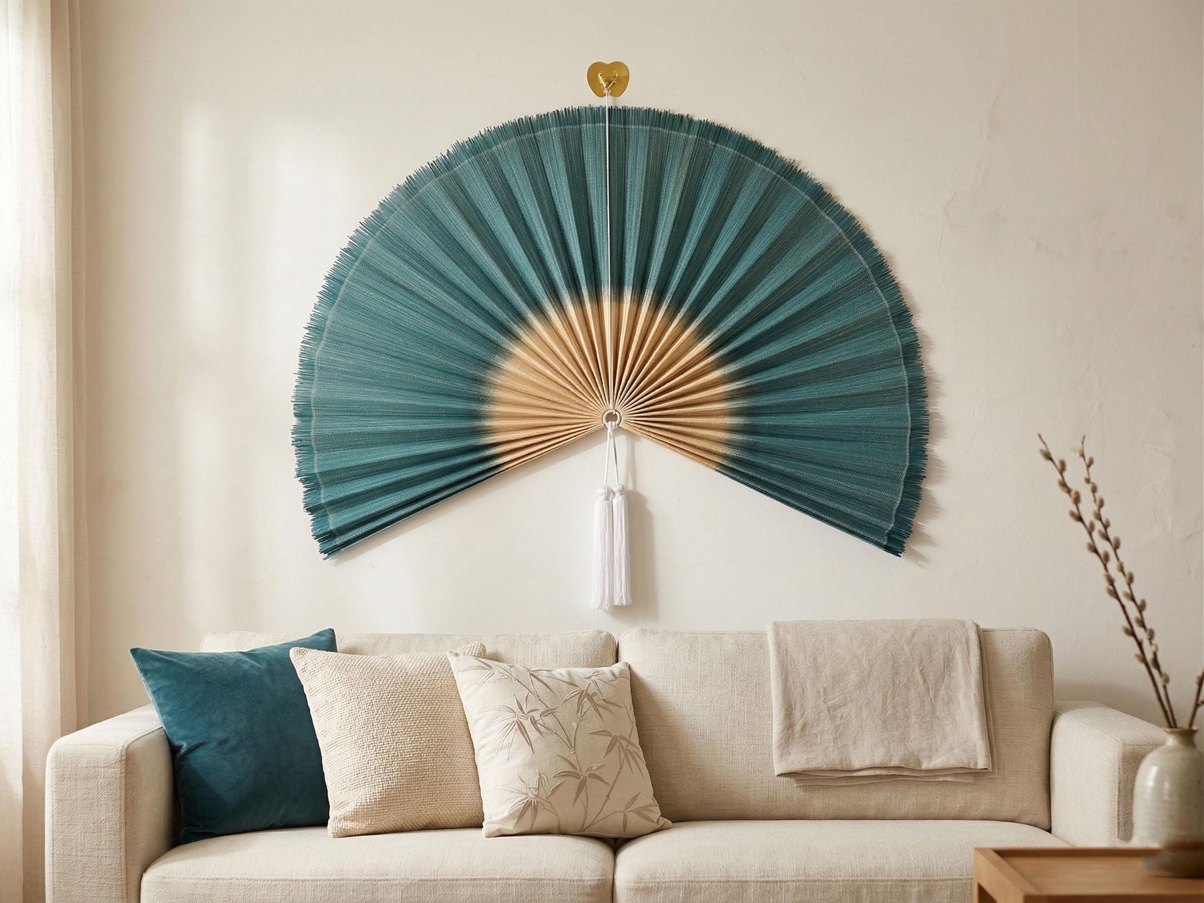 Wandfcher bambus grn - Etsy.de