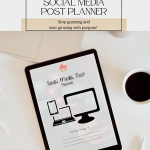 Social Media Planner – Content Strategy, Algorithm Growth (PDF Download) iPad