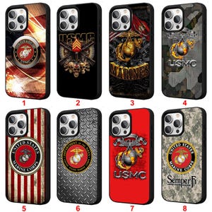 US MC Marine iPhone Case for iPhone 11 12 13 14 15 16 17 Pro Max Plus Air | Personalized Case Custom Phone Cover #B