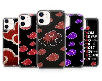 Akatsuki-telefoonhoesje Anime Clouds Manga-cover voor iPhone, Samsung, Pixel en andere (stuur ons een bericht)