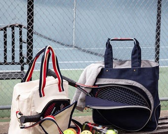 Pickleball Bag Personalized Custom Embroidered Sports Tote Organizer Equipment Carrier Racket Holder Monogram Design Birthday Present