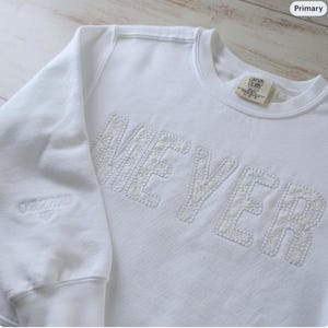 Wedding Dress Applique Sweatshirt Bride Last Name Gift Personalized Bridal Keepsake Sweater for the Day After Custom Embroidery Marriage