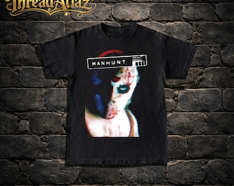 Camiseta Manhunt de PS2: Camiseta de juego de terror retro vintage