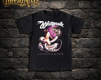 T-shirt Whitesnake - chemise musique rock - chemise album Whitesnake - l'album ROCK - produits dérivés Whitesnake - vêtements rocker unisexe