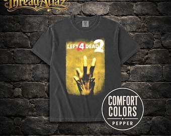 Left 4 Dead 2 Valve Tee – Retro Zombie Shooter Video Game T-Shirt