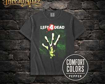 Left 4 Dead Valve Tee – Retro Y2K Zombie Shooter Video Game T-Shirt