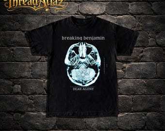 T-shirt Breaking Benjamin - Chemise musique métal - Dear Agony - Breaking Benjamin Merch - Vêtements rocker unisexe