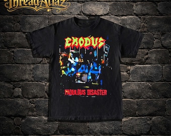 Exodus T-Shirt - Metal Music Shirt - Fabulous Disaster - Bonded By Blood Shirt - Exodus Merch - Unisex Rocker Clothing