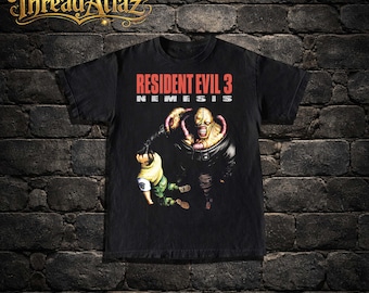 Nemesis Resident Evil 3 Graphic T-Shirt | Vintage Gamer Shirt | Retro Streetwear | Unisex Fan Gift | 100% Cotton Survival Horror Tee