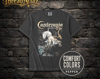 Alucard Castlevania Symphony Of The Night | Graphic T-Shirt | Vintage Gamer Shirt | Dark Fantasy Streetwear | Unisex Fan Gift | Cotton Tee
