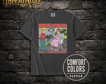 Camiseta unisex Melvins Shirt Electroretard con estampado vintage