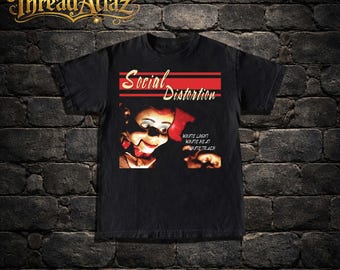 Social Distortion Band T Shirt , Retro Punk Rock Merch Shirt, Music Unisex T-Shirt