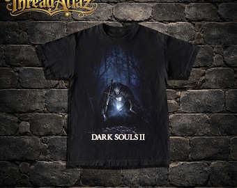 Vintage Dark Souls 2 T-shirt 90s Alt Rock Tee, Unisex Cotton