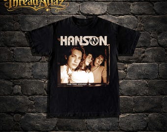 T-shirt Hanson MMMBop : chemise de merchandising de groupe de pop rock des années 90, sweat-shirt à capuche