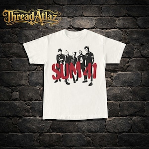 Sum 41 T-shirt - Rockmuziekshirt - In Too Deep - Order In Decline - 13 Voices - Underclass Hero - Sum 41 Merch - Unisex rockkleding