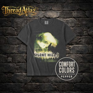 Koszulka unisex z gry Silent Hill 2 Survival, koszulka z motywem horroru, koszulka z nadrukiem dla gracza, koszulka z grafiką w kształcie piramidy, prezent na Halloween