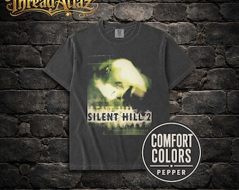 Silent Hill 2 Survival Game Unisex Tee, Horror Video Game T-shirt, Gamer Gift Shirt, Pyramid Head Graphic Top, Halloween Gift Apparel