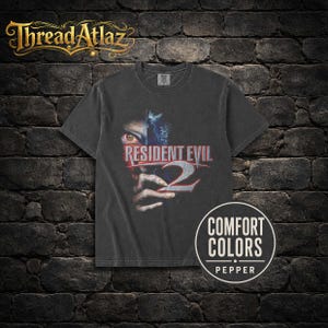 Resident Evil 2 PS2 Tee - 2000s Vintage Horror Game Shirt