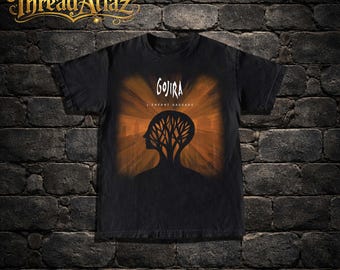 T-shirt Gojira - Chemise musique métal - L'envant sauvage - Produits dérivés Gojira - Vêtements rocker unisexe