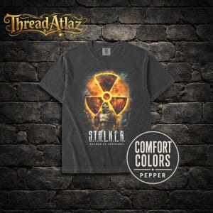 S.T.A.L.K.E.R. Shadow of Chernobyl - Vintage FPS horrorgame T-shirt uit de jaren 2000