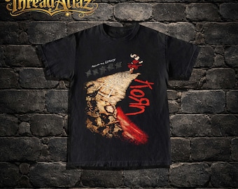 Korn Follow The Leader T Shirt, Unisex Nu Metal Graphic Tee, Y2k Rock Fan Merch