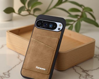 Card Slot Wallet Case For Google Pixel 9A 9 9Pro XL 8 8Pro 8A | Shockproof Business Bag Cover