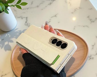 Luxury Soft Silicone Wrist Strap Samsung Z Fold Case 3 4 5 6 Ultra Thin Cover