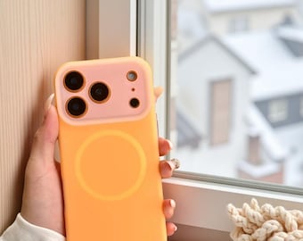 Jelly Liquid Silicone Magnetic Phone Case: Shockproof, Smooth Cover for iPhone 11-17 Pro Max