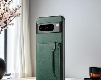 Wallet Phone Case Card Holder Leather Pocket Cover For Google Pixel 8A 7A 6 Pro | Slim Protective Wallet Case