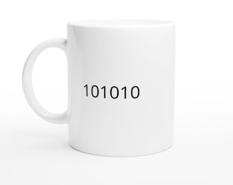 101010 Binary Mug – The Answer (42) Computer Science Coffee Mug for Programmers