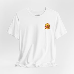 Fire Bebeck Collectible Duck T-Shirt, Original Character Streetwear Apparel (BBK-S0-001)