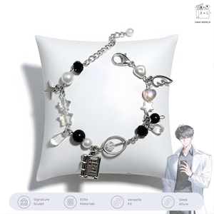 Pulsera Kim Dokja, Joyería Punto de Vista del Lector Omnisciente, Accesorio ORV Constelación, Pulsera con dije del libro El Rey Demonio de la Salvación, Webnovel