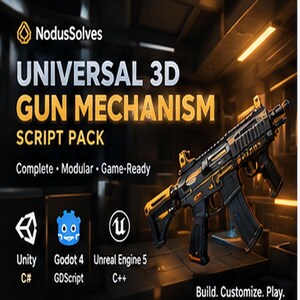Gun System for Unity, Godot & Unreal | FPS Weapon Script