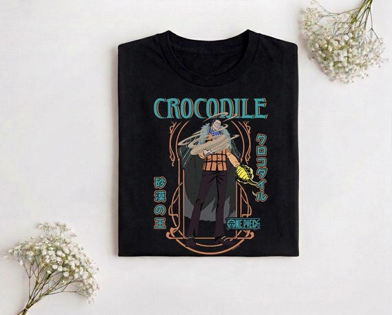One Piece Crocodile Shirt One Piece Anime Crocodile Desert King Warlord Of The Sea Shirt , One Piece Anime Gifts Shirt