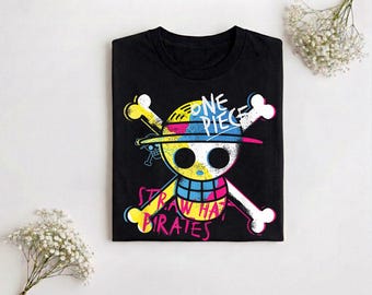 One Piece Straw Hat Pirates Shirt, One Piece Anime Gifts Shirt, Straw Hat Crew One Piece Shirt
