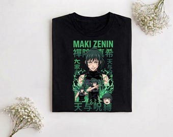 Maki Zenin Jujutsu Kaisen Shirt, Jujutsu Kaisen Merch Shirt, Maki Zenin Anime Jujutsu Kaisen Shirt, Second Toji Shirt