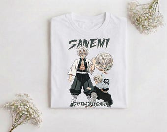 Demon Slayer Sanemi Shinazugawa Wind Hashira Shirt, Demon Slayer Gifts Shirt, Kimetsu no Yaiba Sanemi Anime Demon Slayer Shirt