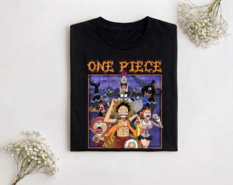 One Piece Shirt One Piece Anime Running Scared Heavy Metal Logo Shirt , One Piece Anime Gifts Shirt, One Piece Merch