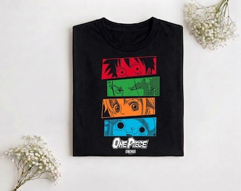 One Piece Shirt One Piece Anime Luffy, Zoro, Nami & Chopper Eyes Shirt , One Piece Anime Gifts Shirt, One Piece Merch