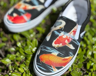 Koi Fish BLVD Slip On Shoes for Men and Women