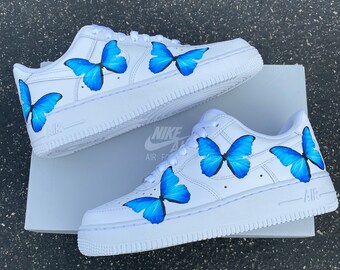 blue butterfly vans