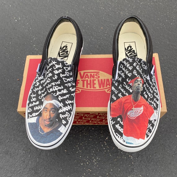 tupac custom shoes