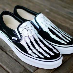 skeleton vans shoes