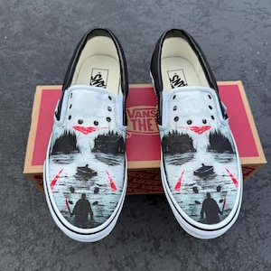 il_1080xN.5499480565_st4q.jpg Lugz Men’s slip ons- Hand painted with Freddy Krueger images - Halloween !! main image 1